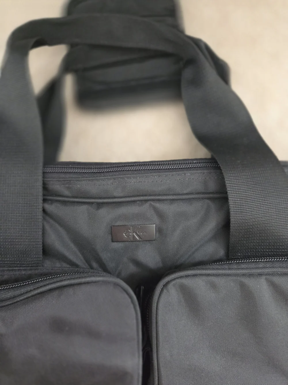 Calvin Klein Black Men's Travel Briefcase Bag -